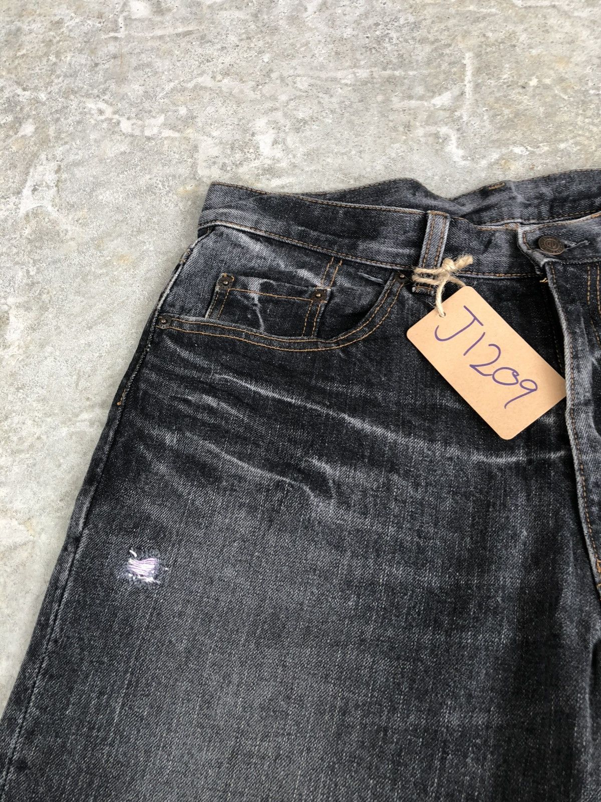 Kapital Vintage GL Heart Baggy Jeans Loose Cut Size US 33 - 14 Thumbnail
