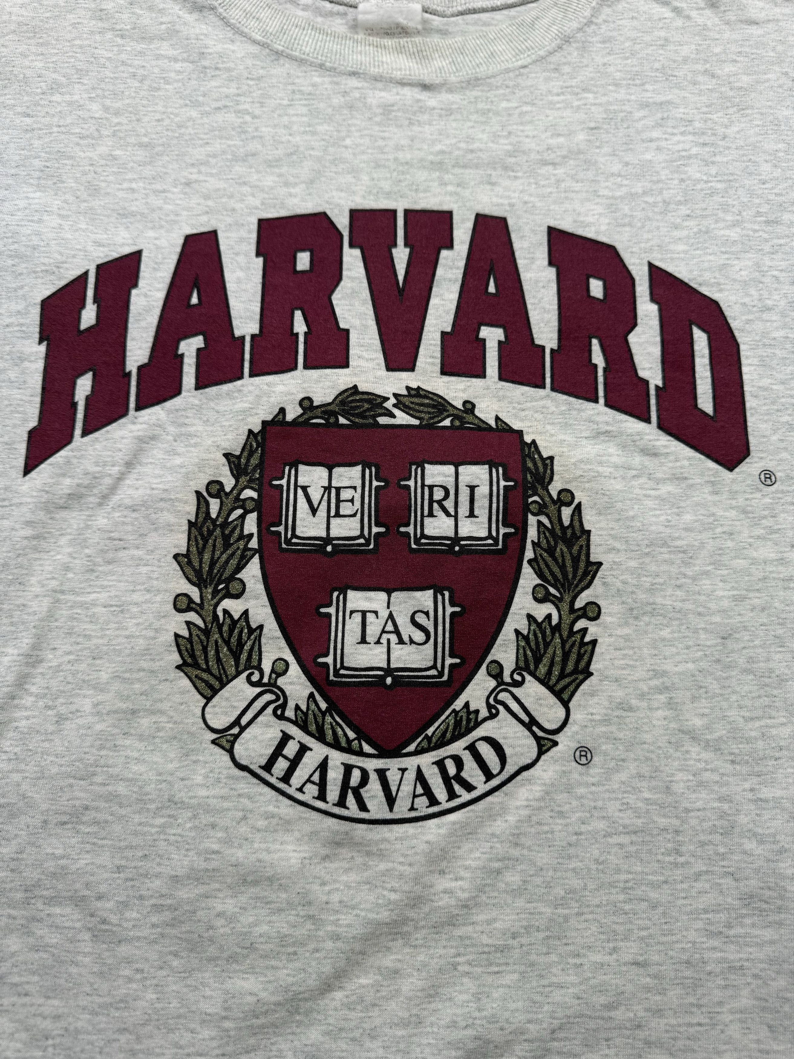 Vintage Harvard University 90's Oversized Tee A726(191) Size US L / EU 52-54 / 3 - 4 Thumbnail
