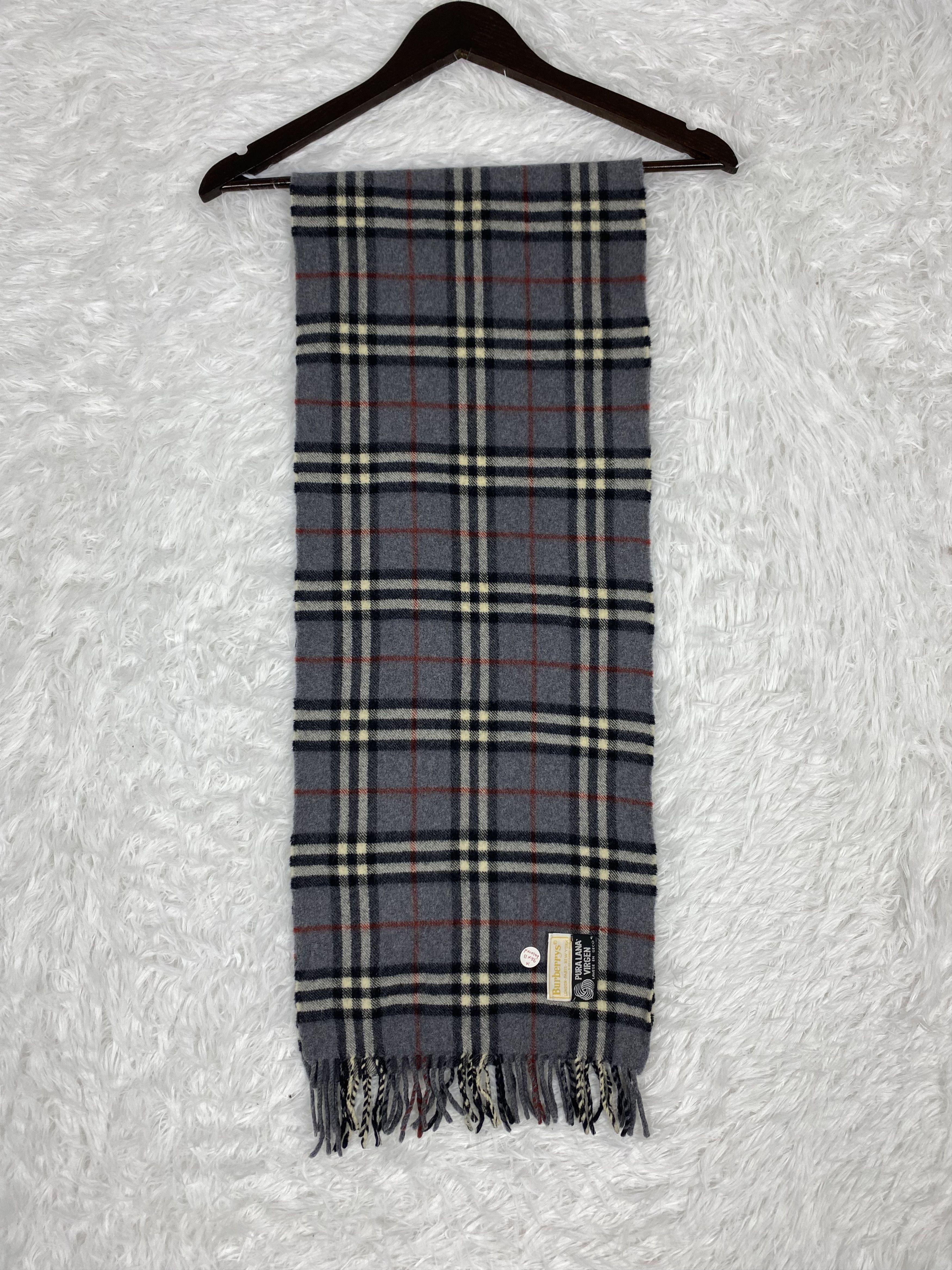 Burberry Vintage Burberry Scarf / Muffler Neckwear PM0149 Size ONE SIZE - 5 Thumbnail