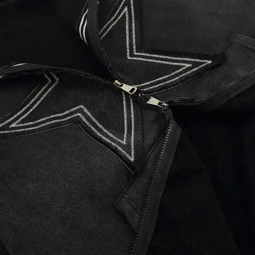Japanese Brand Masaki x Kumi Embroidered Star Patch Jacket Hoodie Size US M / EU 48-50 / 2 - 5 Thumbnail