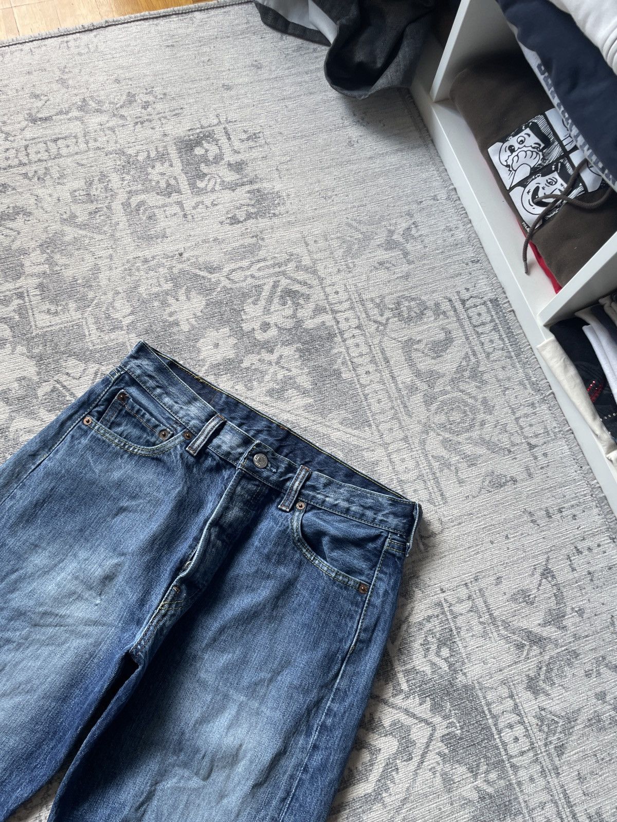 Vintage Vintage Levis Jeans Faded Japanese Y2K AvantGarde Mus Washed Size US 32 / EU 48 - 5 Thumbnail