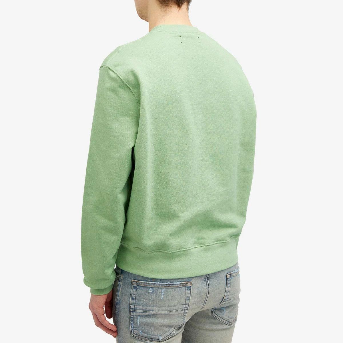 Amiri o1mle0326 Amiri Core Logo Crewneck Sweater in Mineral Green Size US M / EU 48-50 / 2 - 3 Thumbnail