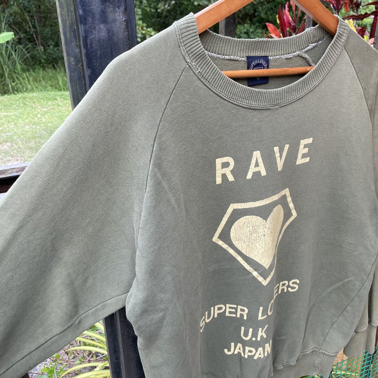 🔥Vintage Super Lovers Big Logo Sun Faded Distress Sweatshirt