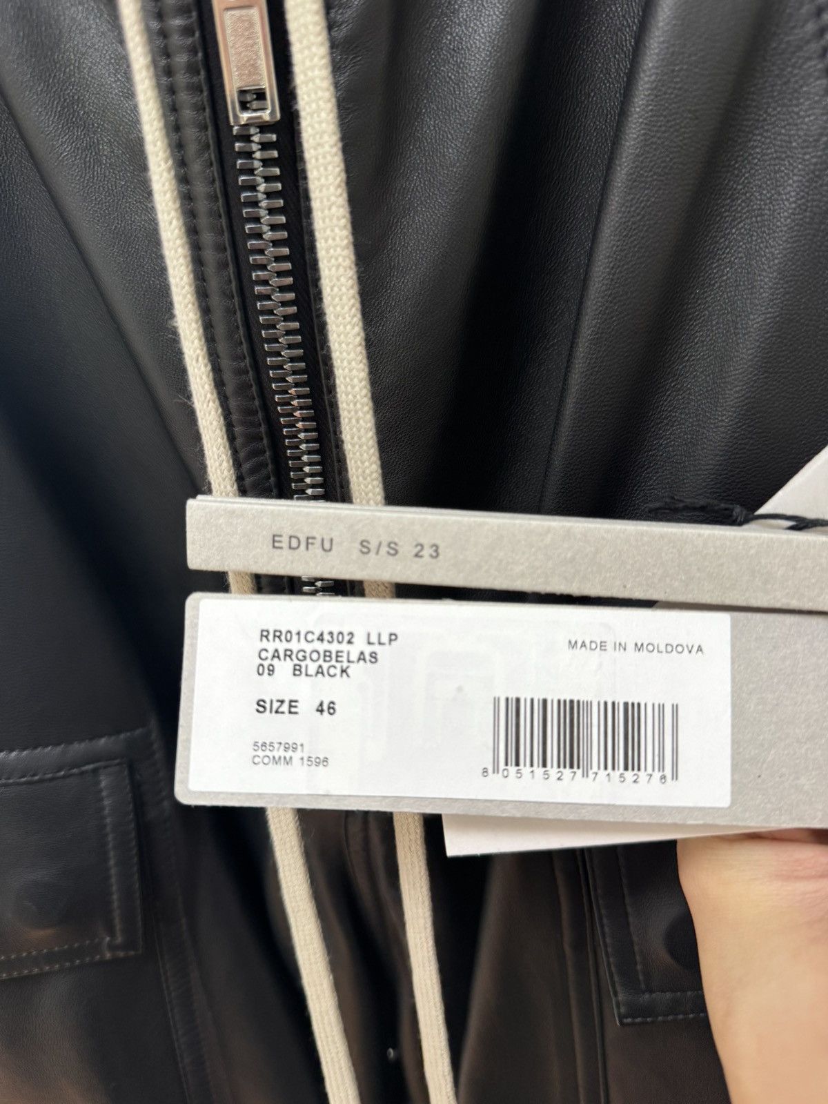 Rick Owens Rick owens Leather Cargo bela Size US 30 / EU 46 - 6 Thumbnail