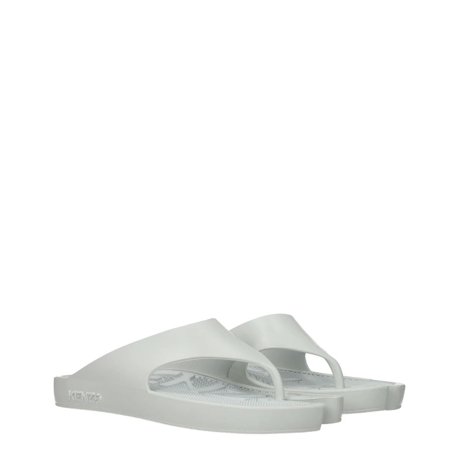 Kenzo ob1o1e1124 Rubber Flip Flops in White Size US 8 / IT 38 - 2 Thumbnail