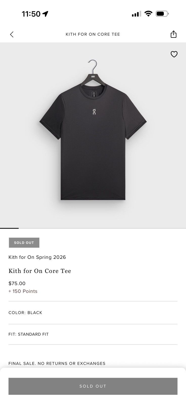 Kith × On KITH ON KTECH SHORTSLEEVE SOLD OUT Size US L / EU 52-54 / 3 - 1 Thumbnail