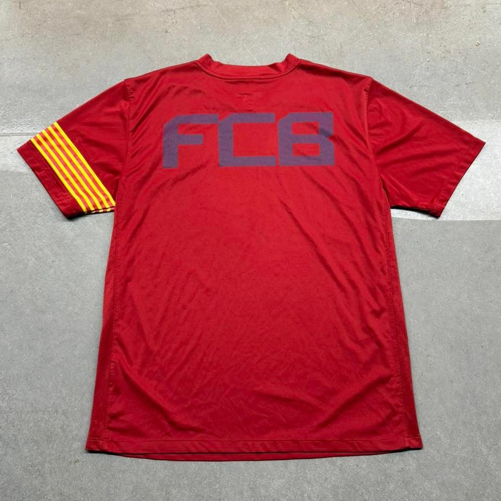 Nike 2010-11 Nike DRIFIT FC Barcelona Training Jersey Shirt Large Size US L / EU 52-54 / 3 - 3 Thumbnail