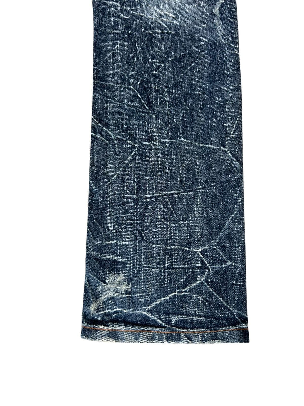 14th Addiction Double Waist Nylaus Clothing Dirty Mud Discharge Denim Jeans Size US 30 / EU 46 - 20 Thumbnail