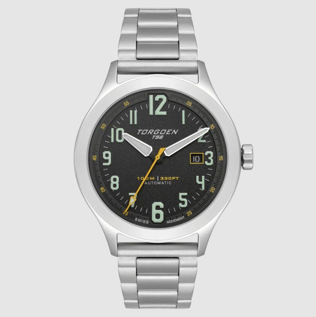 Other New Torgoen TN-1299 T56 Automatic 44mm Steel Bracelet Watch Size ONE SIZE - 1 Thumbnail