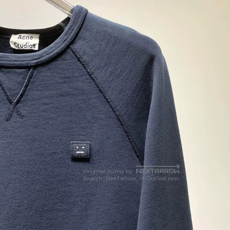 Acne Studios Acne Studios Classic Black Logo Patch Round Neck Casual Lo Size S / US 4 / IT 40 - 8 Thumbnail