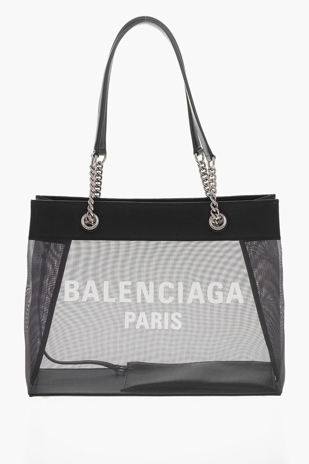 Balenciaga og1mm0326 Size: OS / Semi-Transparent Tote Bag in Black Size ONE SIZE - 1 Thumbnail