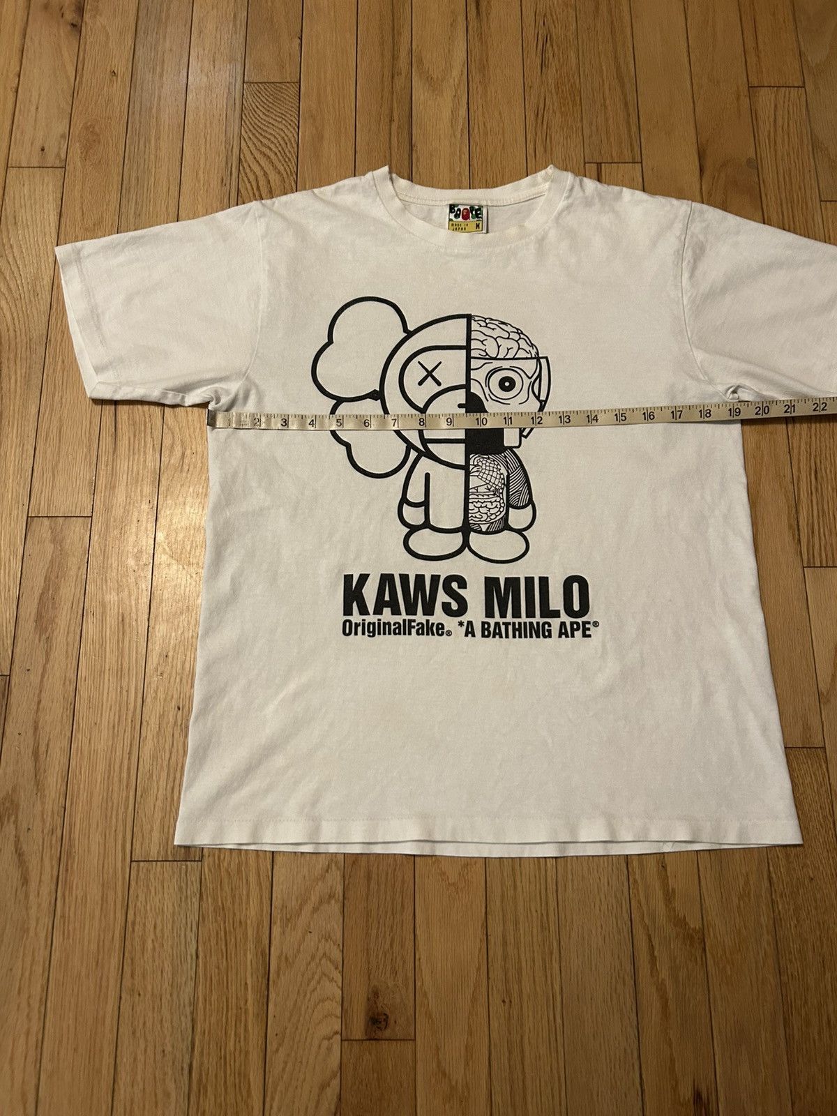Bape Bape x Kaws Original Fake Tee Size US M / EU 48-50 / 2 - 7 Thumbnail