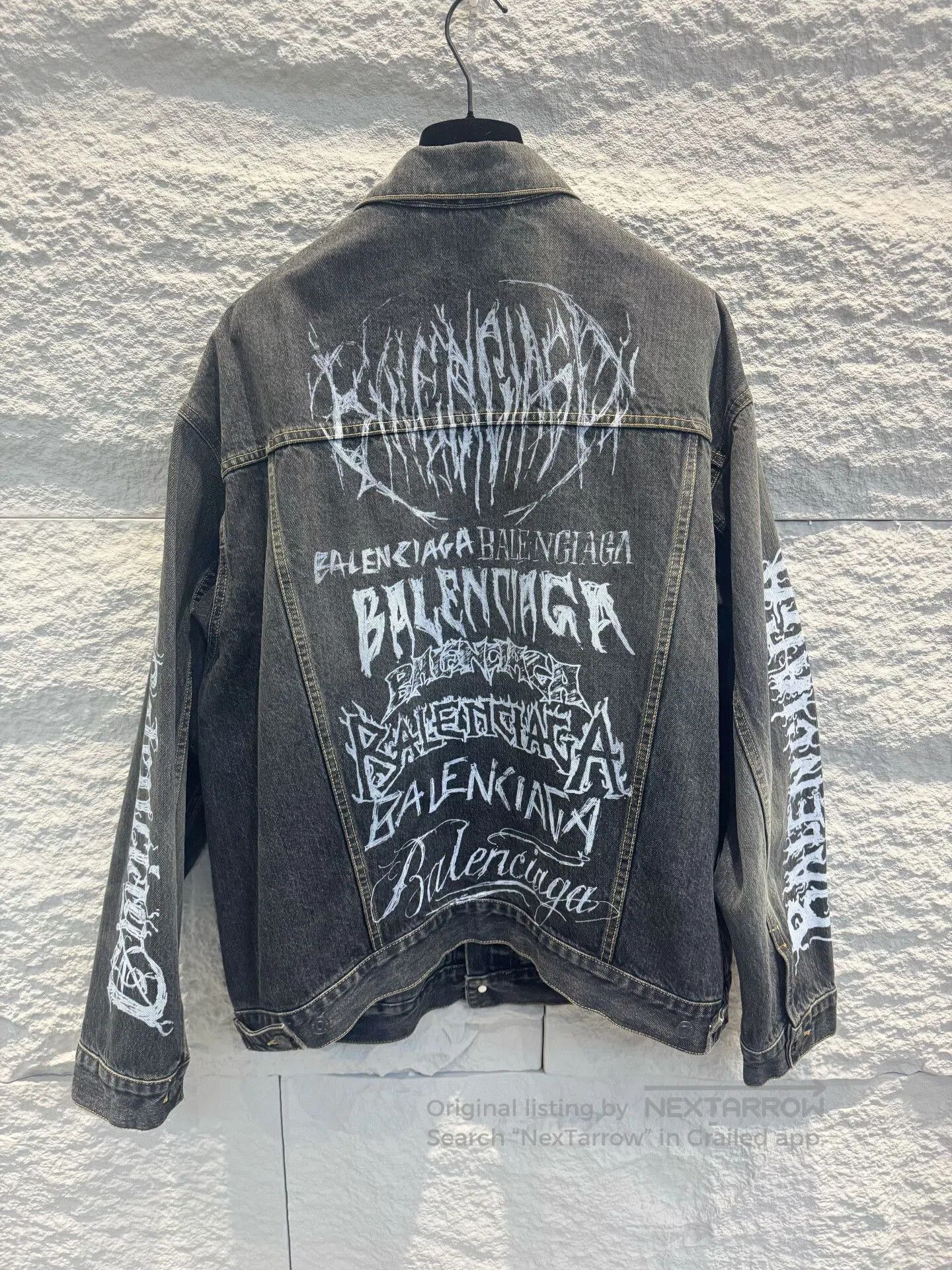 Balenciaga balenciaga logo pattern long sleeve jacket. Size US XS / EU 42 / 0 - 4 Thumbnail