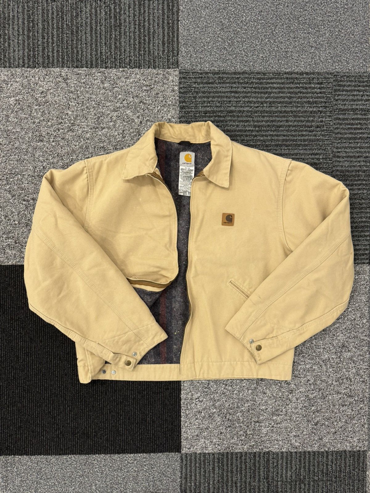 Carhartt Carhartt Detroit Jacket J146 WET usa vintage og workwear Size US L / EU 52-54 / 3 - 1 Thumbnail