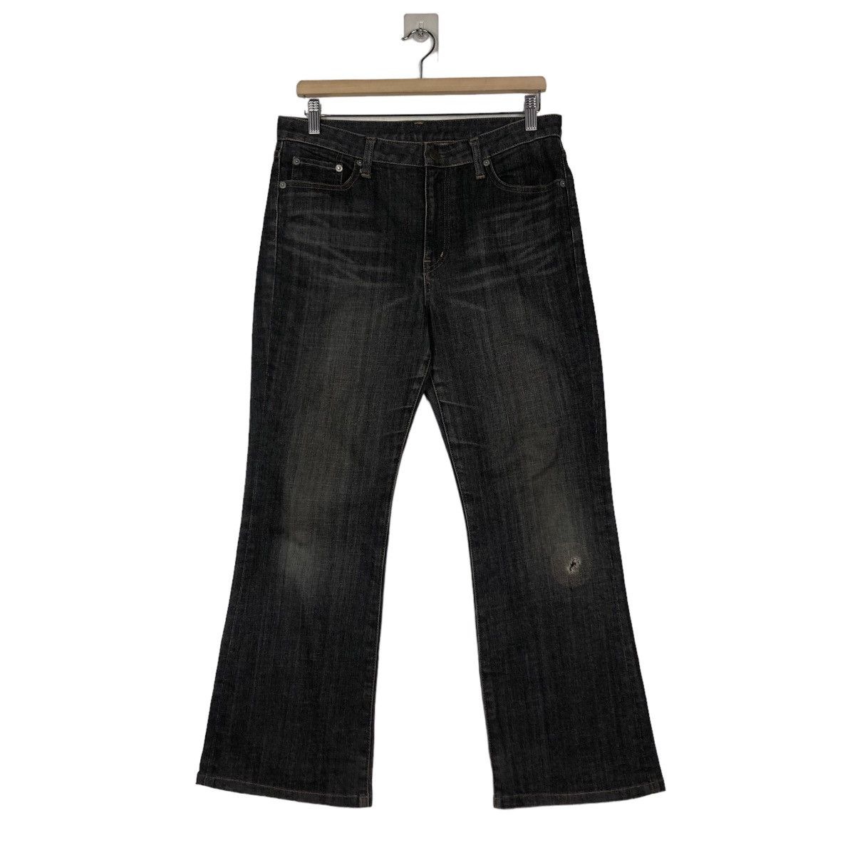 Japanese Brand 🔥VINTAGE DENIM JEANS RICH BLACK UNIQLO JAPAN ISSEY MIYAKE Size US 32 / EU 48 - 1 Thumbnail