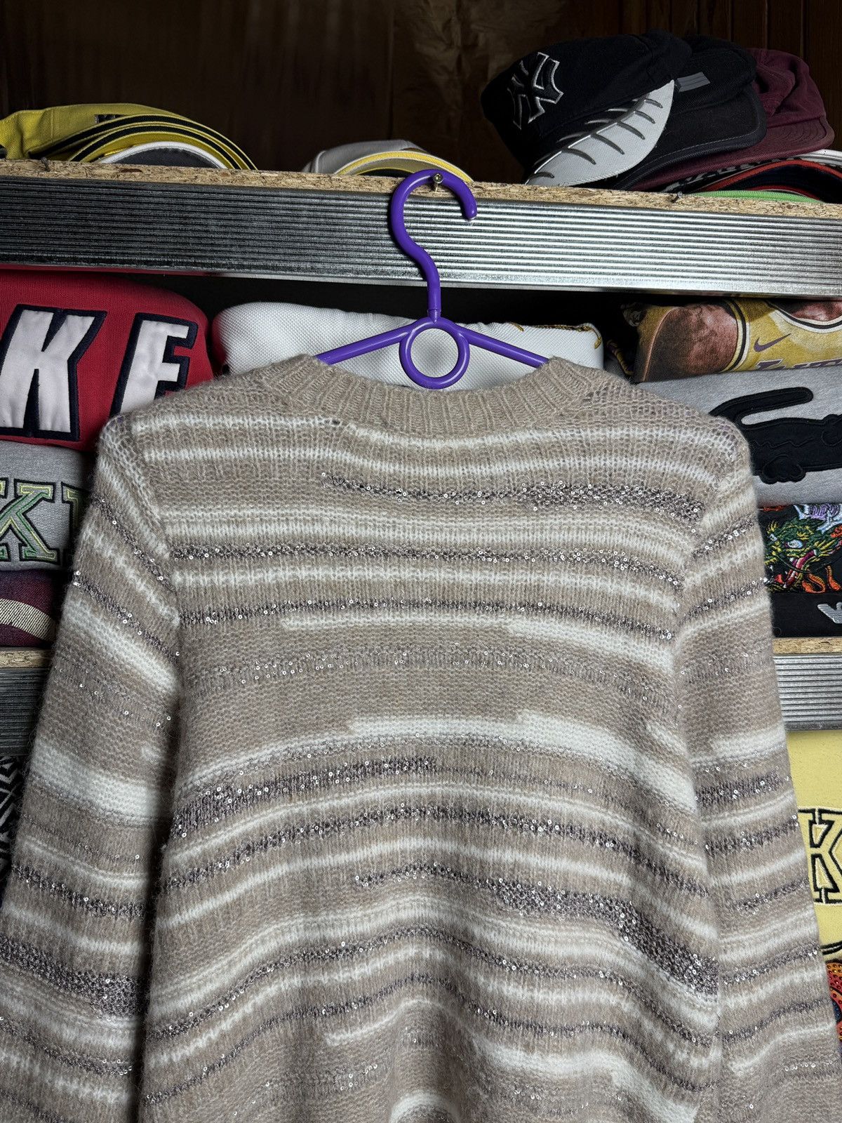 Sezane LA MAILLE SEZANE Sweater Crazy glitter Size S / US 4 / IT 40 - 4 Thumbnail