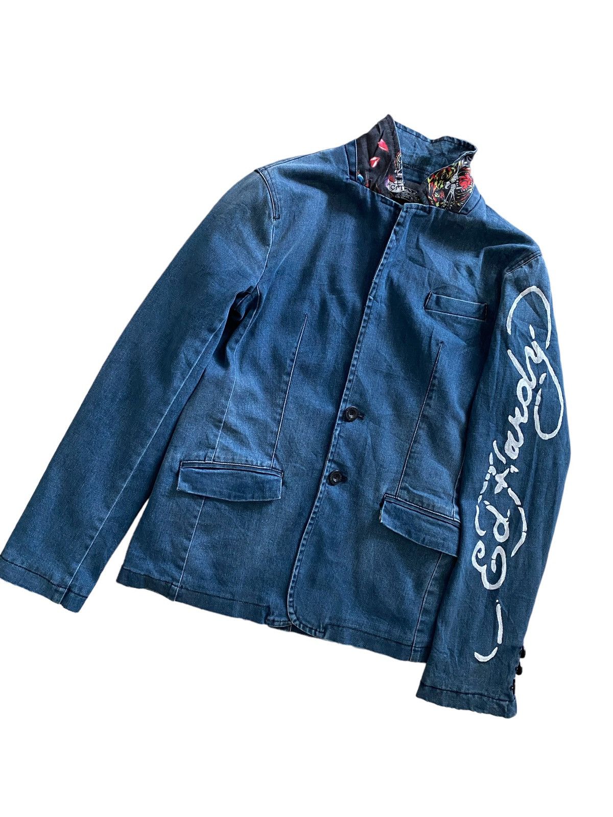 Christian Audigier Ed hardy Christian Audigier Fullprint Vintage Jacket Rare Size US S / EU 44-46 / 1 - 14 Thumbnail