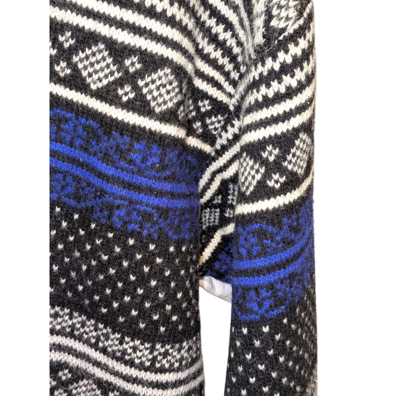 MSGM MSGM Milano 2018 Fair Isle XL Mixed Media Sweater Hoodie Size US XL / EU 56 / 4 - 9 Thumbnail