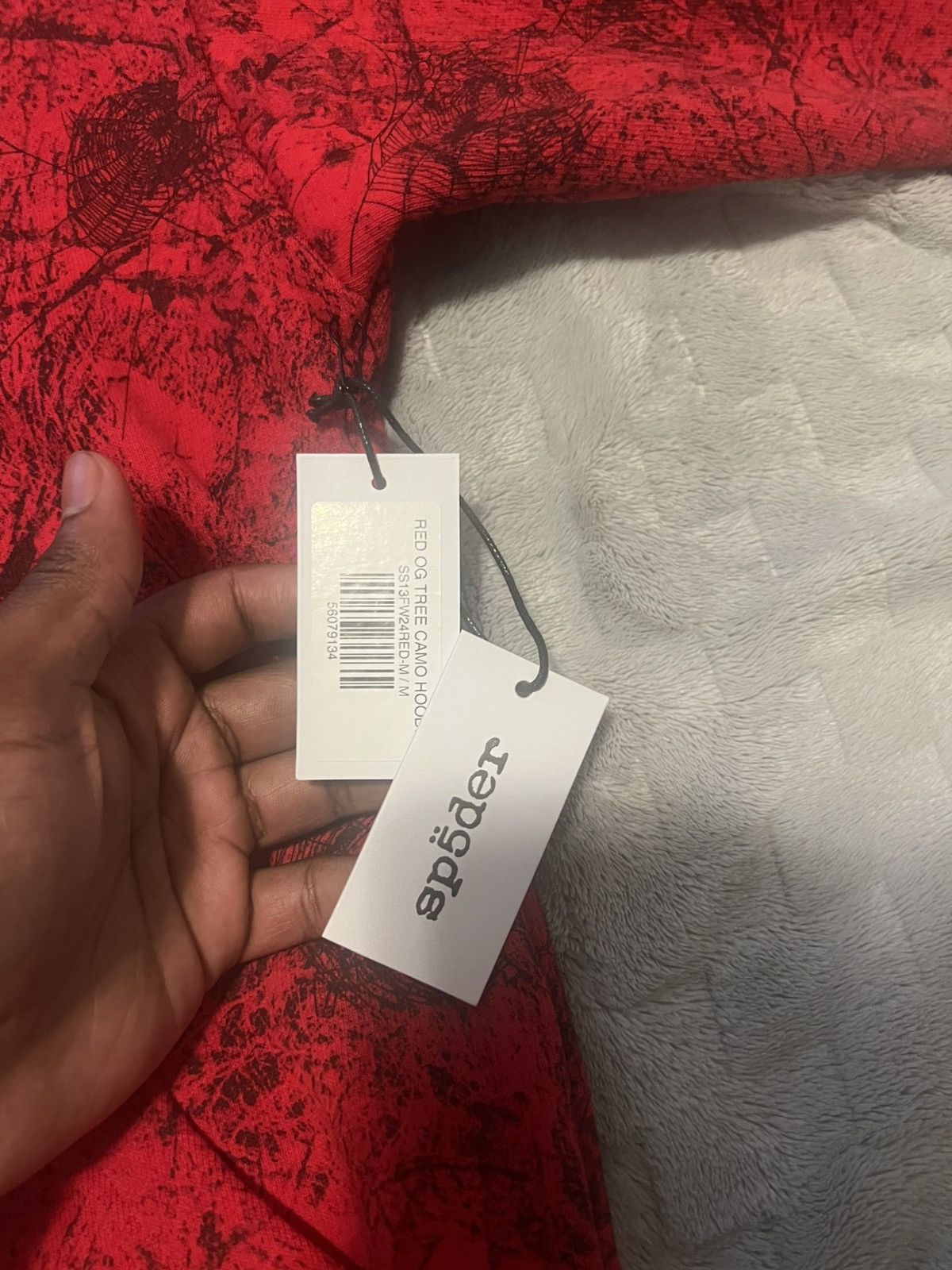 Sp5der × Young Thug SPIDER WORLDWIDE OG TREE CAMO HOODIE Size US M / EU 48-50 / 2 - 6 Thumbnail