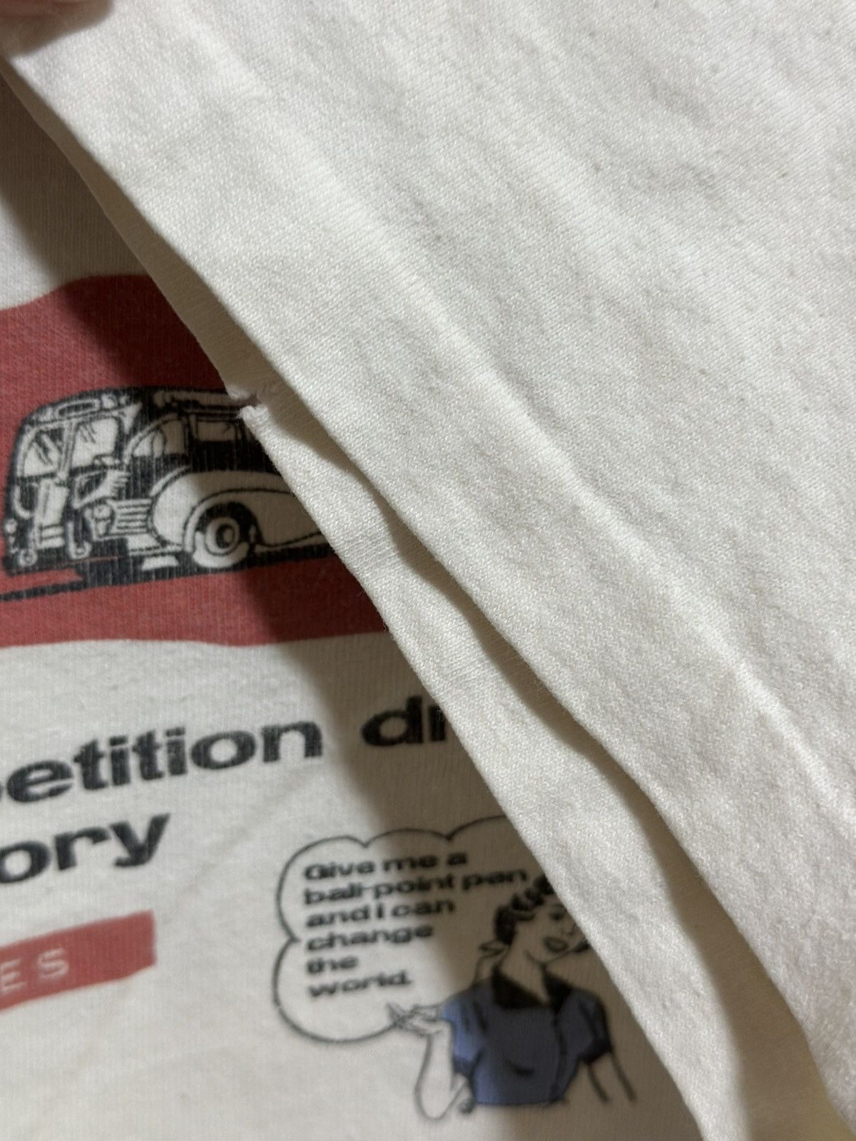 Sears × Vintage Vintage American History Oneita Faded Tee Size US L / EU 52-54 / 3 - 4 Thumbnail