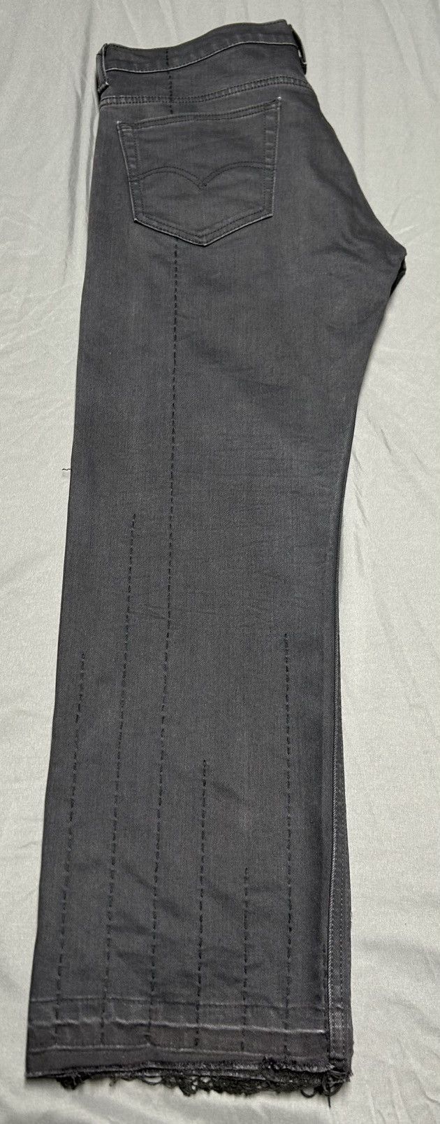Levi's Levi’s 569 Sashiko Hand Stitched 1/1 Upcycled Unique Size US 33 - 10 Thumbnail