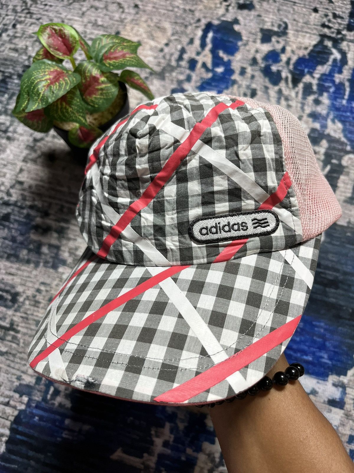 Adidas 🔥Adidas Checkered trucker Cap Hats Size ONE SIZE - 1 Thumbnail
