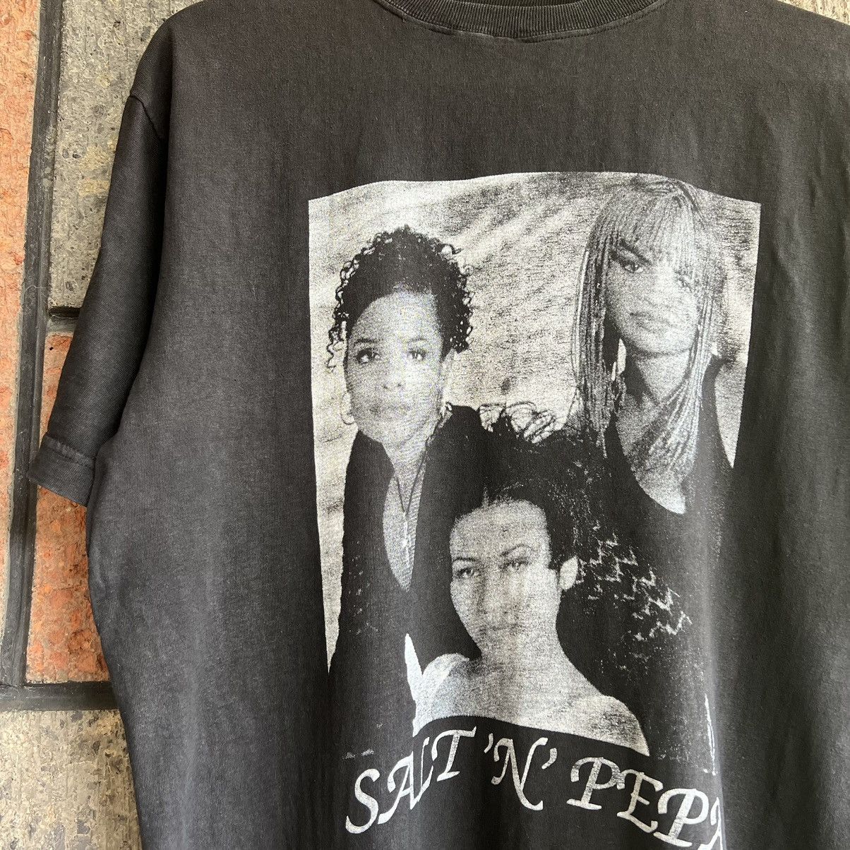 Rap Tees × Vintage VTG ‘90s Salt-N-Pepa Whatta Man Rap Tee Shirt 2pac Nas Tupac Size US L / EU 52-54 / 3 - 18 Thumbnail