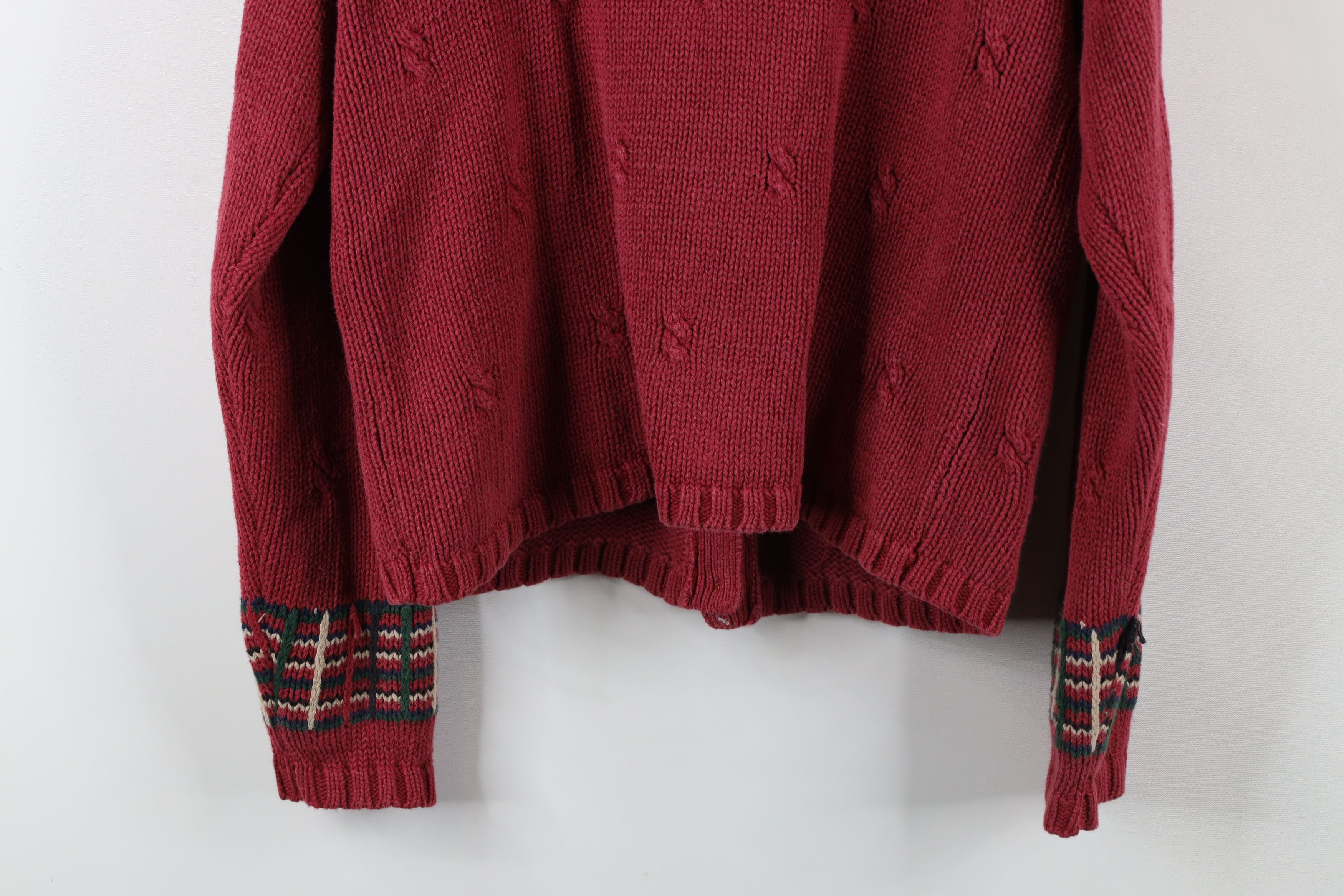 Vintage Vintage 90s Streetwear Snowman Ribbed Knit Cardigan Sweater Size S / US 4 / IT 40 - 17 Thumbnail