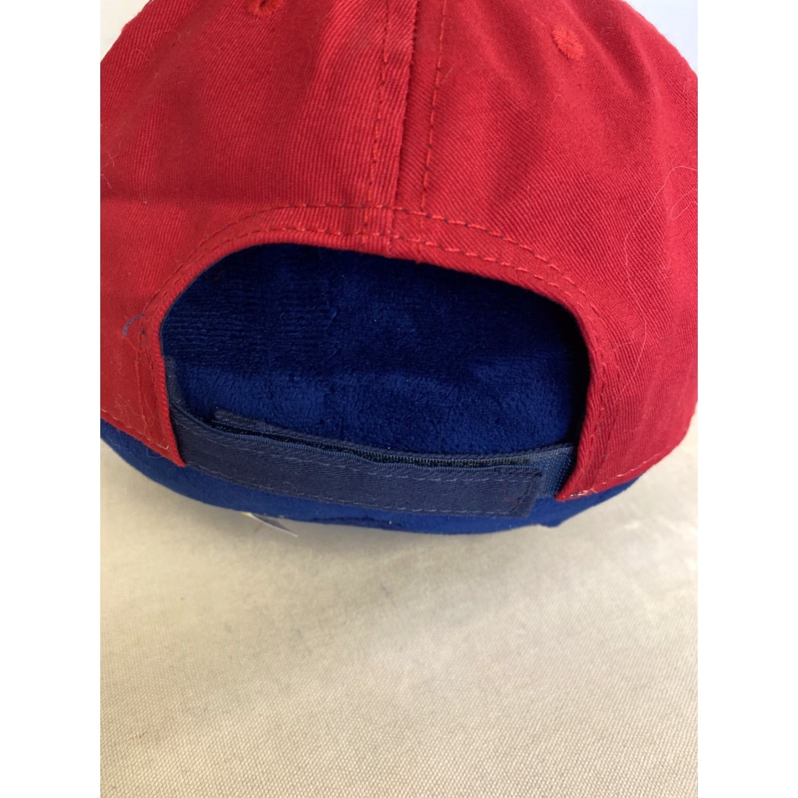 Vintage VINTAGE St Elmo ghostown Cap Hat Adjustable Red Blue Graphix / 335 Baseball Cap Unisex Adults Snapback 80s 90s Size ONE SIZE - 4 Thumbnail