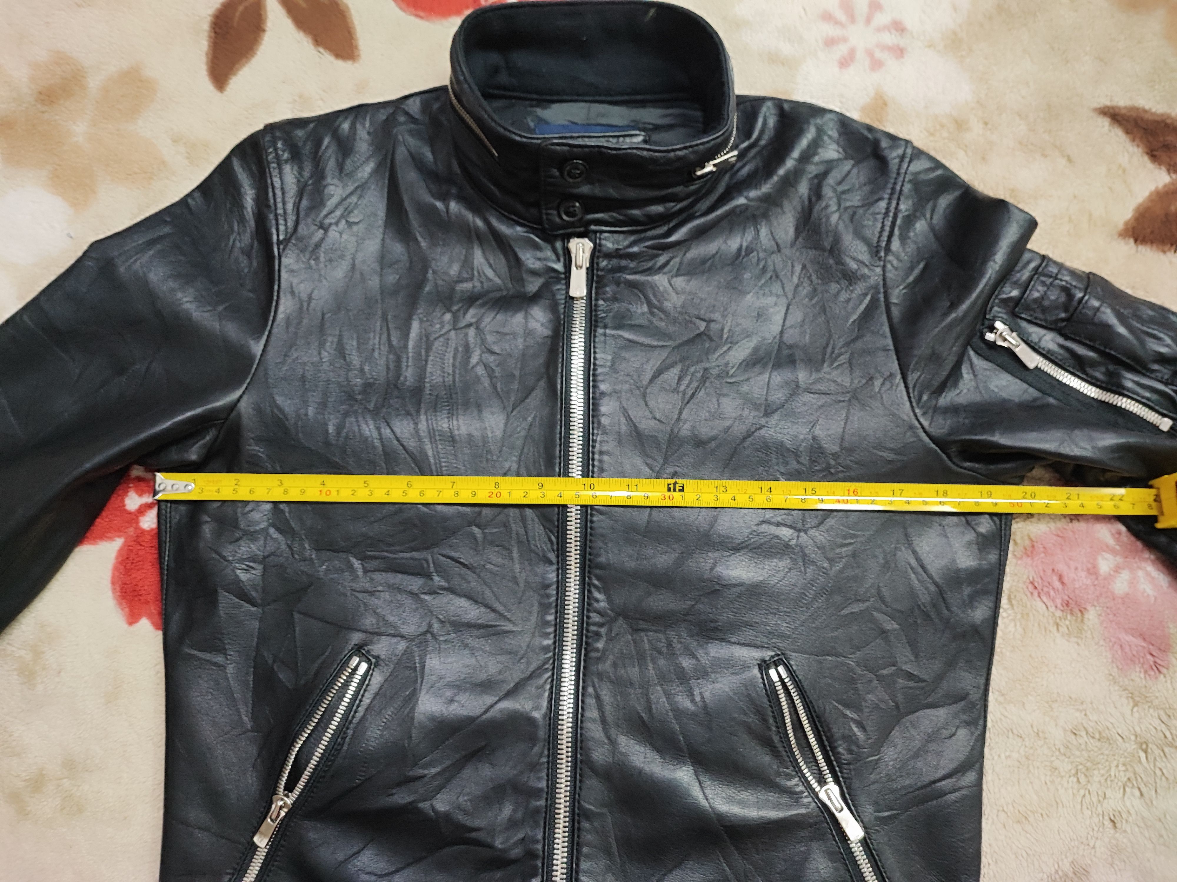 junhashimoto MOTO LEATHER BIKER JACKET JUNHASHIMOTO NANO UNIVERSE Size US M / EU 48-50 / 2 - 4 Thumbnail