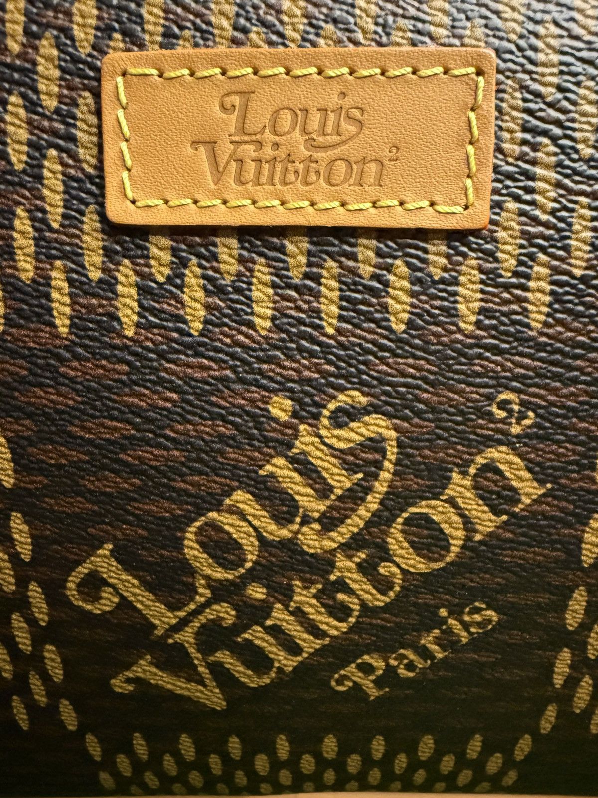 Louis Vuitton × Nigo GRAIL 🦄📜 Louis Vuitton X Nigo Damier Wave Campus Backpack Size ONE SIZE - 14 Thumbnail