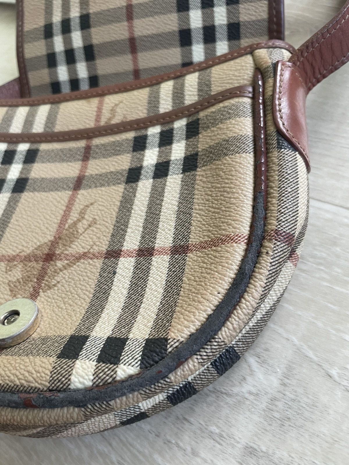 Burberry × Vintage Burberry's Vintage Bag messenger Size ONE SIZE - 9 Thumbnail