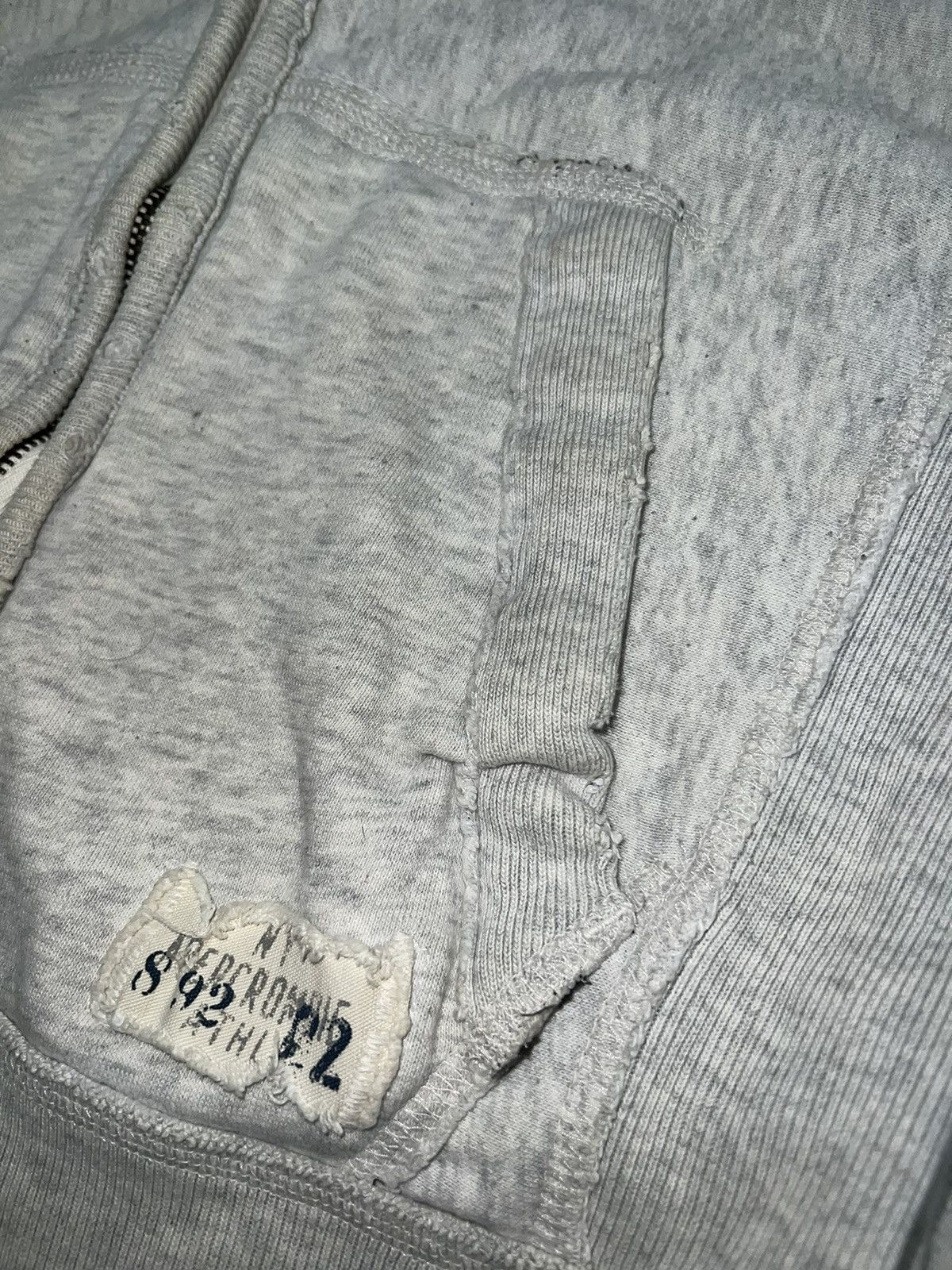 Abercrombie & Fitch × If Six Was Nine × Le Grande Bleu (L.G.B.) Distressed Abercrombie&Fitch Avant Garde zip Hoodie Size US S / EU 44-46 / 1 - 8 Thumbnail