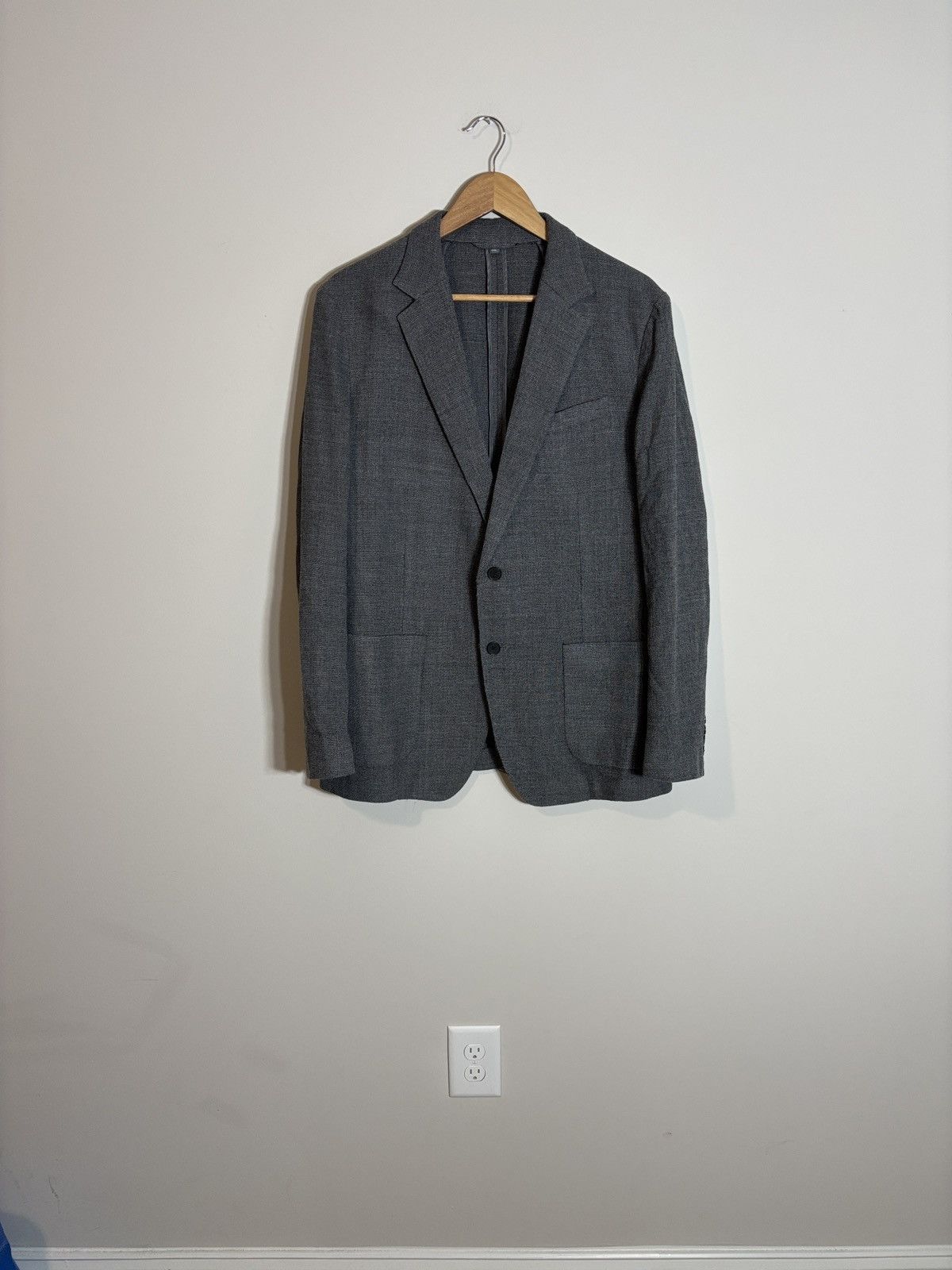 Bonobos Bonobos Vitale Barberis Canonico Slim Blazer Grey 44L Size 44L - 1 Thumbnail