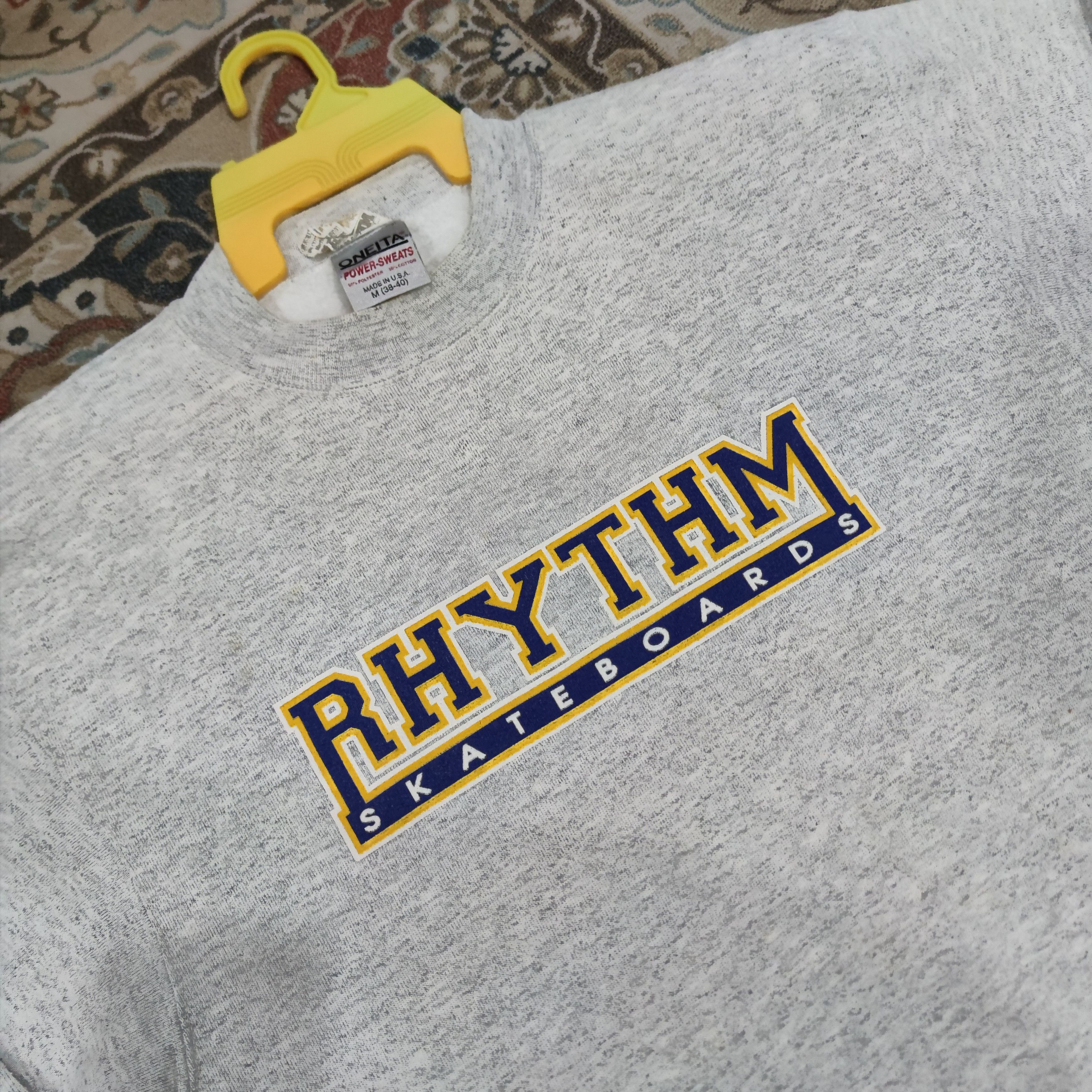 Rhythm × Vintage VINTAGE 90S RHYTHM SKATEBOARDS SWEATSHIRT MADE IN USA Size US M / EU 48-50 / 2 - 7 Thumbnail