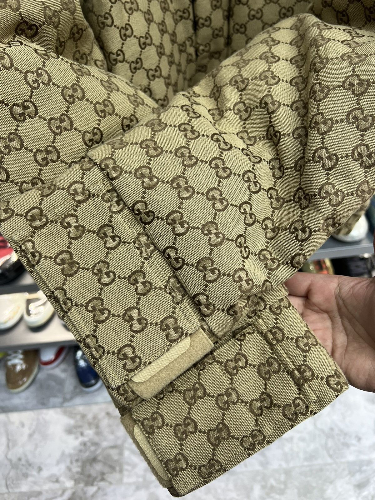 Gucci Gucci GG Canvas Blue Puffer Size US XL / EU 56 / 4 - 5 Thumbnail