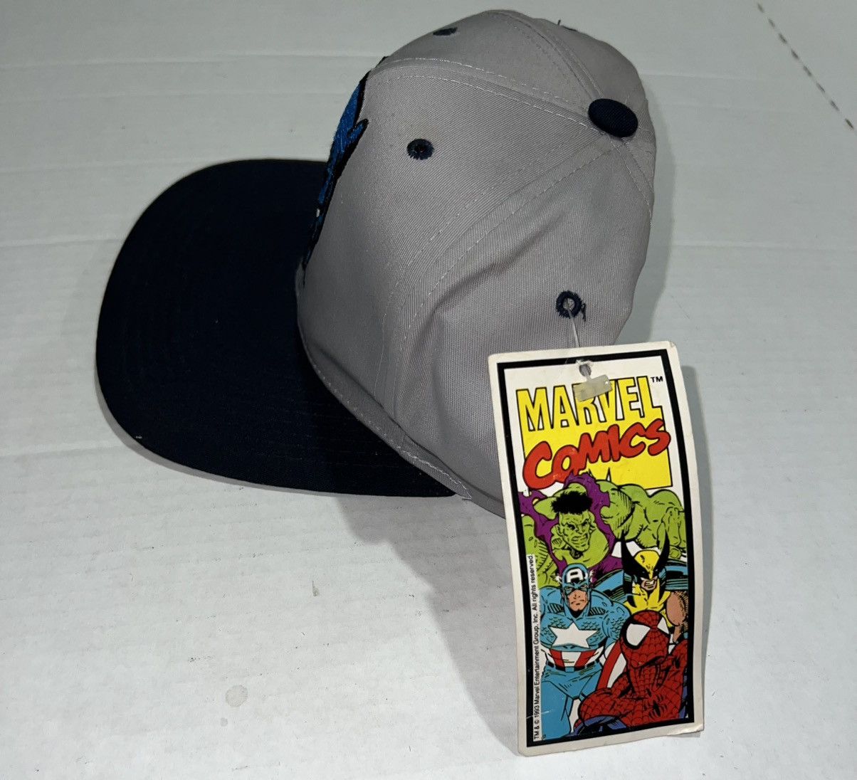 Marvel Comics × Vintage Vintage 1993 Black Panther Marvel Comics American Needle Hat Size ONE SIZE - 6 Thumbnail