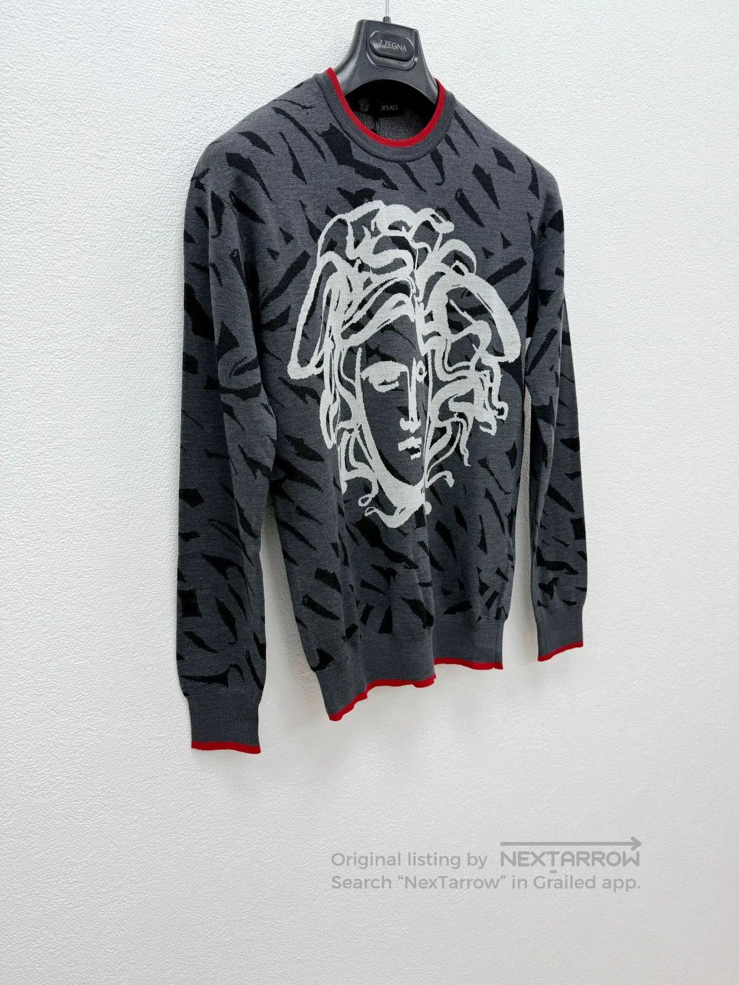 Versace VERSACE Medusa Wool Sweater. Size US M / EU 48-50 / 2 - 3 Thumbnail