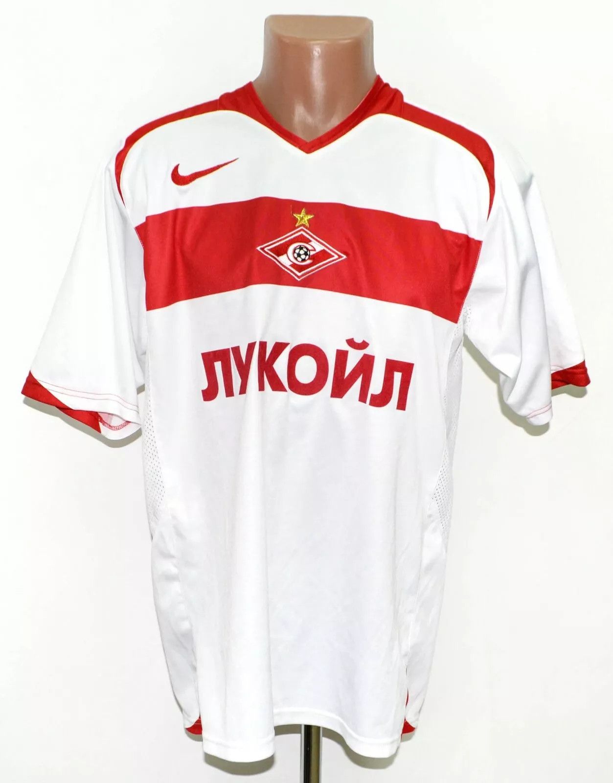 Nike SPARTAK 2005/2006 FOOTBALL SHIRT JERSEY PLAYER ISSUE NIKE L Size US L / EU 52-54 / 3 - 1 Thumbnail