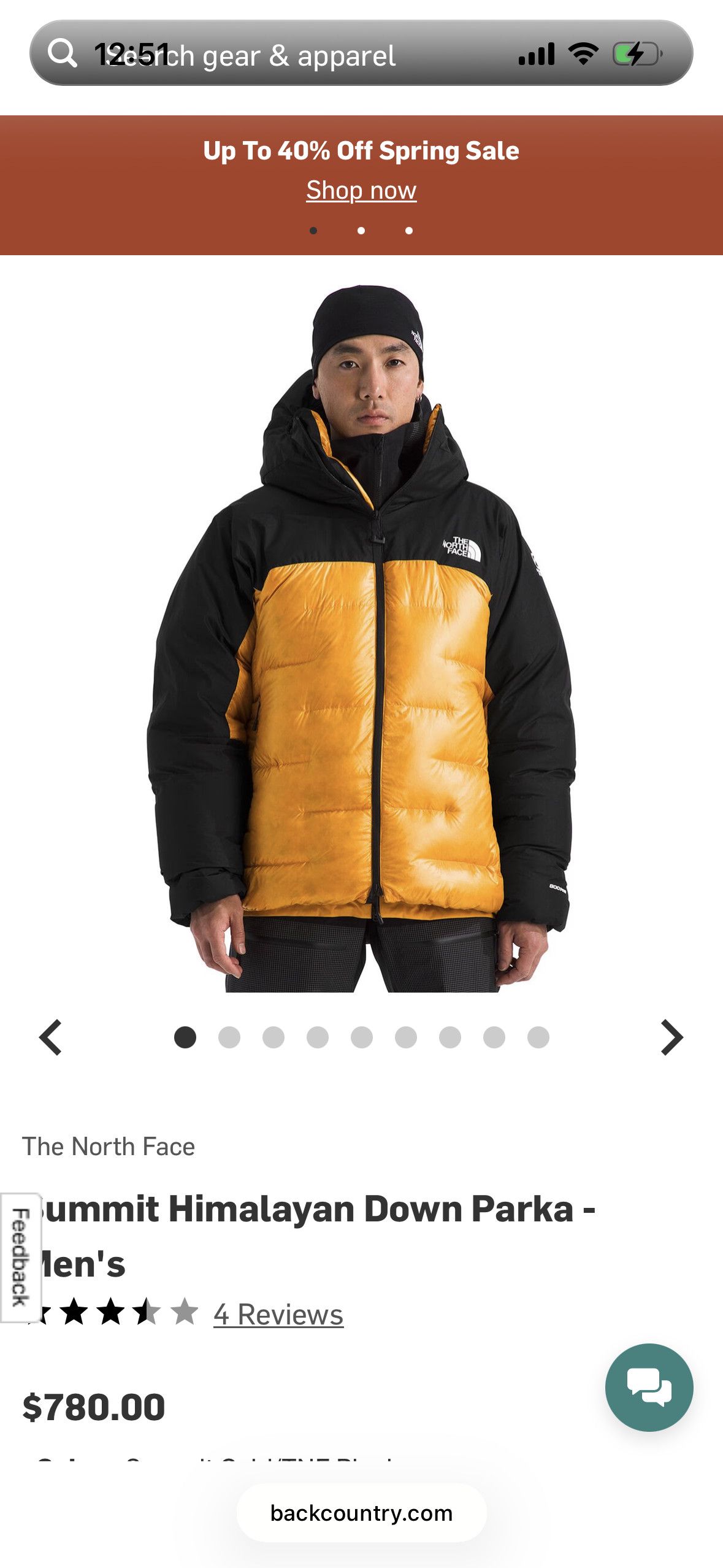 The North Face THE NORTH FACE SUMMIT HIMALAYAN DOWN PARKA MEN'S Size US L / EU 52-54 / 3 - 9 Thumbnail