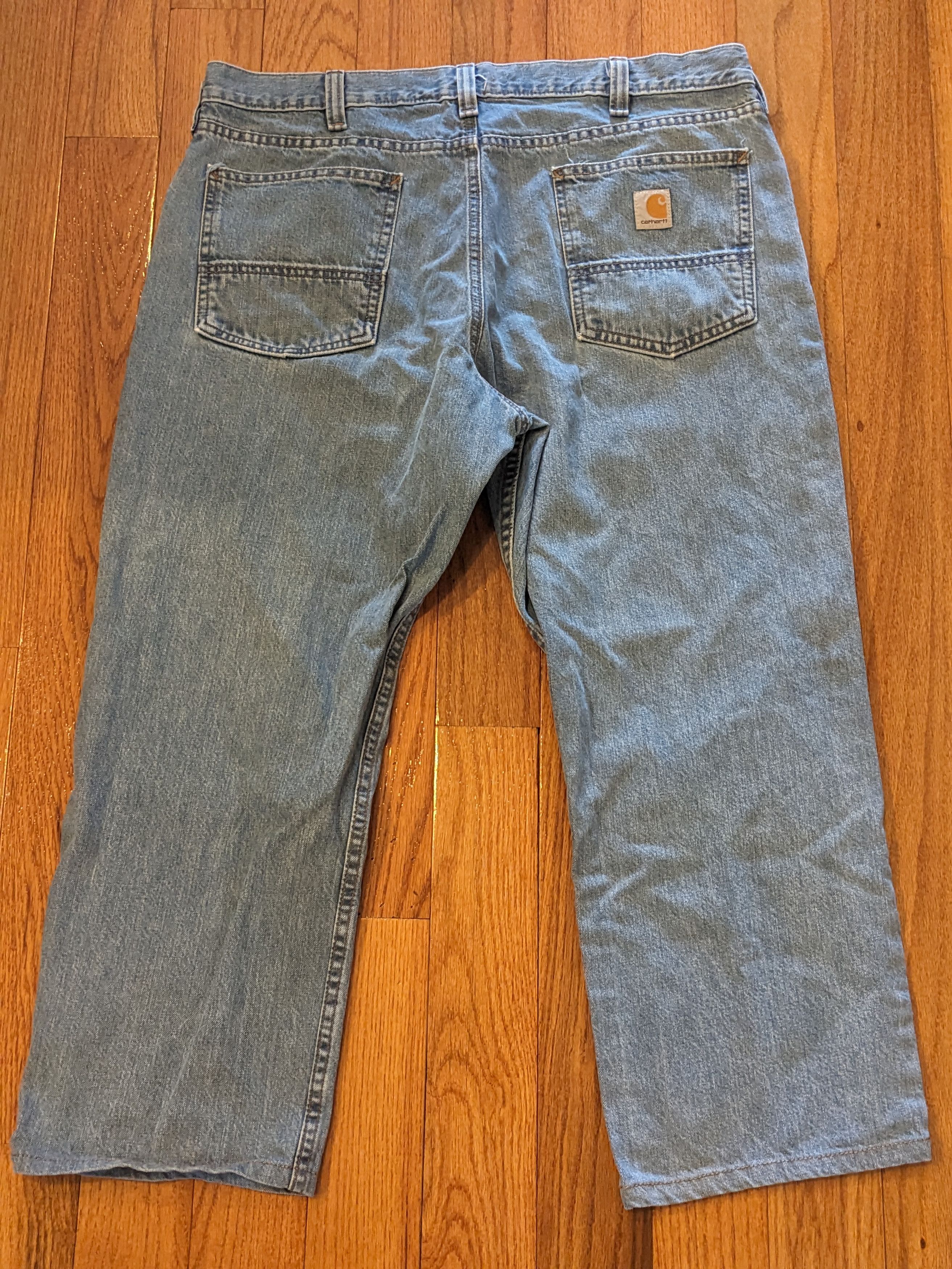Carhartt × Vintage Carhartt Relaxed Fit 38 x 30 Blue Denim Jeans Size US 38 / EU 54 - 1 Thumbnail