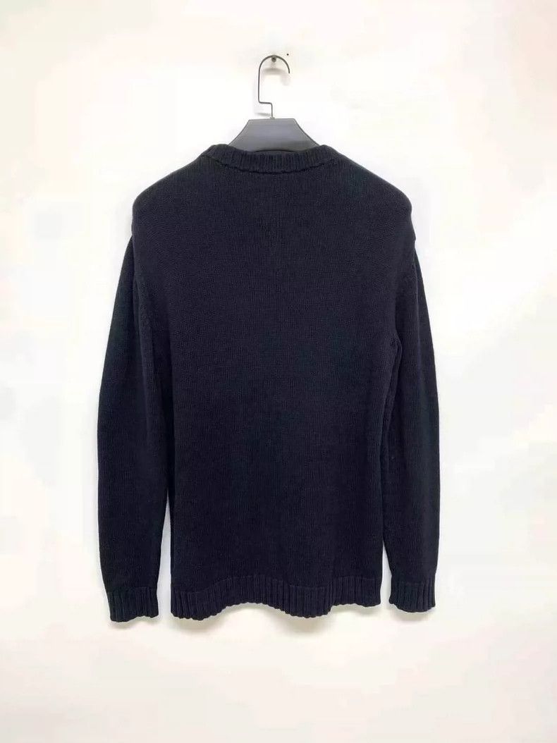 Loewe LOEWE Black logo simple knit sweater on chest Size US XS / EU 42 / 0 - 8 Thumbnail