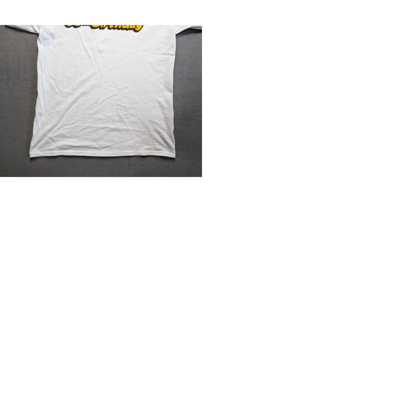 Fruit Of The Loom McDonald's 50th Birthday white shirt mens M Fruit of the Loom Shirt Mens M White Birthday USA 50th} Size US M / EU 48-50 / 2 - 9 Thumbnail