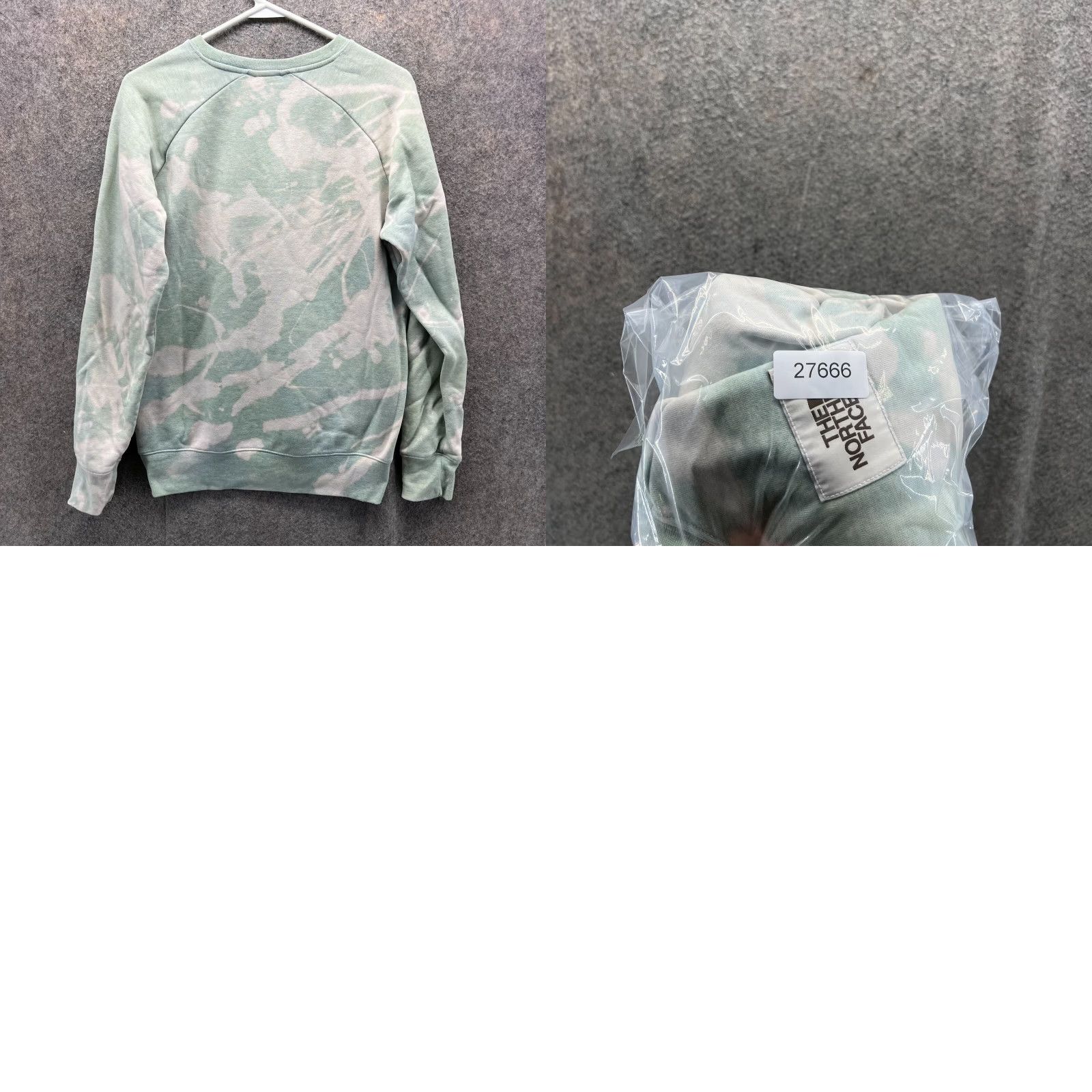 The North Face VINTAGE The North Face Sweater Womens Medium Green White Pullover Heritage Crew Fleece Crew Neck Regular Size M / US 6-8 / IT 42-44 - 9 Thumbnail