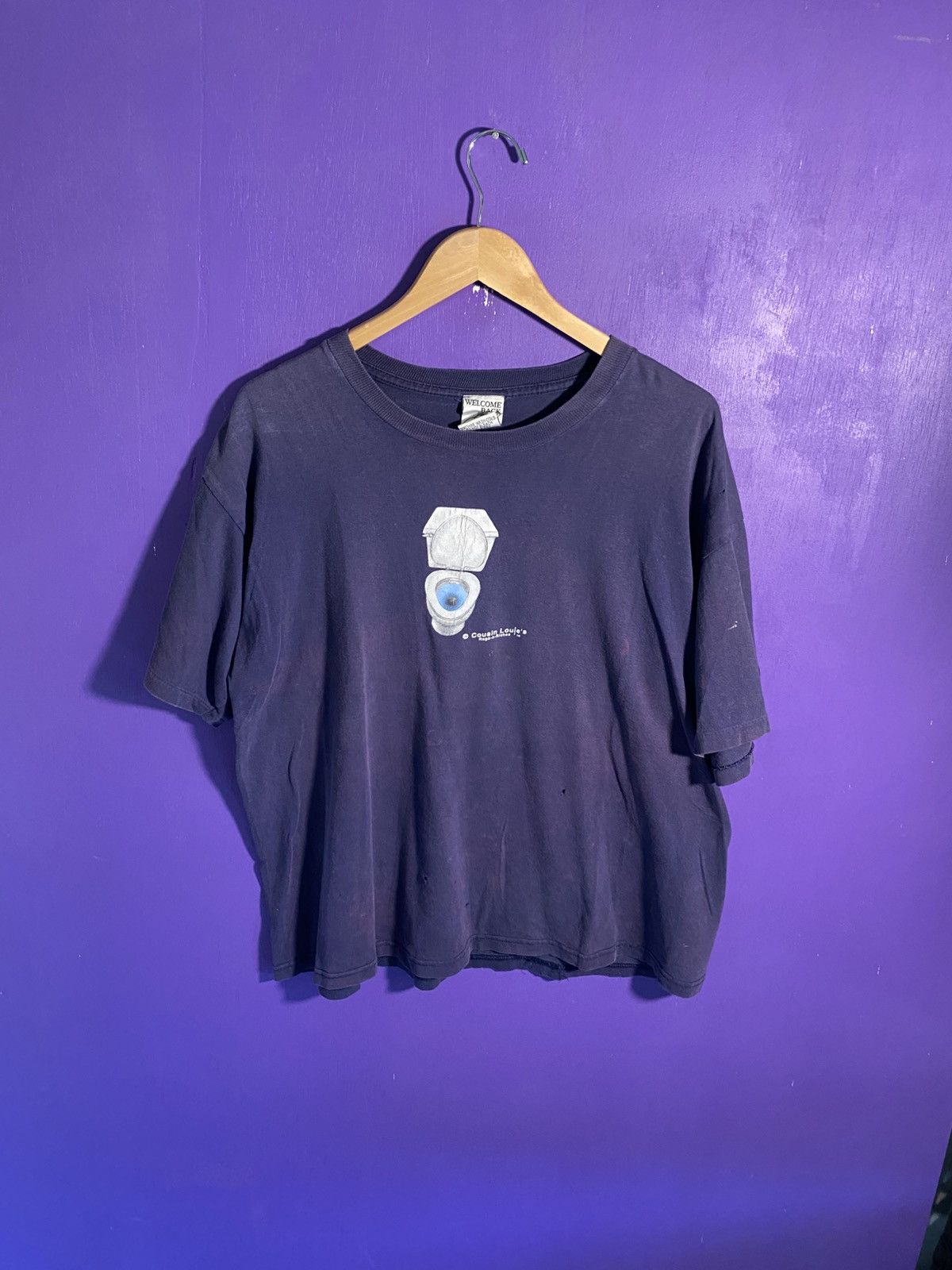 Other Vintage 90s Its all downhill from here toilet tee Size US L / EU 52-54 / 3 - 1 Thumbnail
