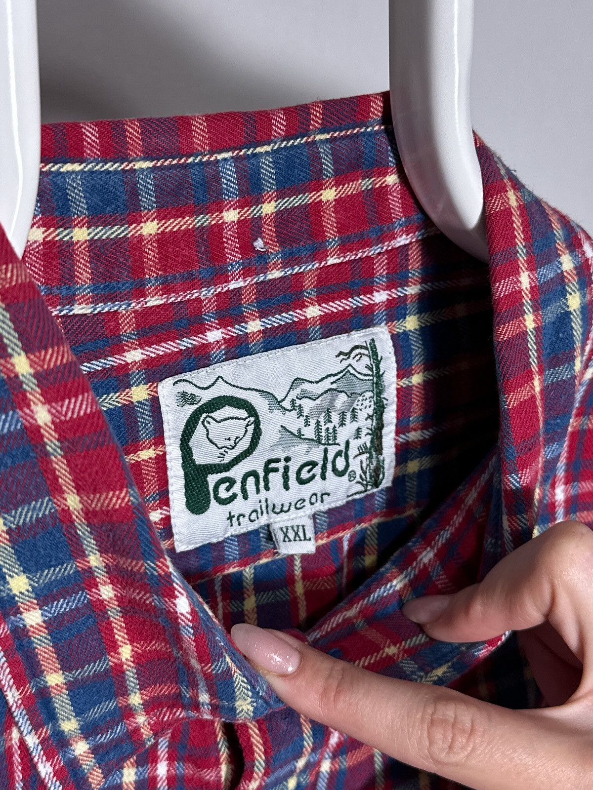 Penfield Penfield Trailwear Cotton Checked Flannel Shirt Button Up Size US XXL / EU 58 / 5 - 4 Thumbnail