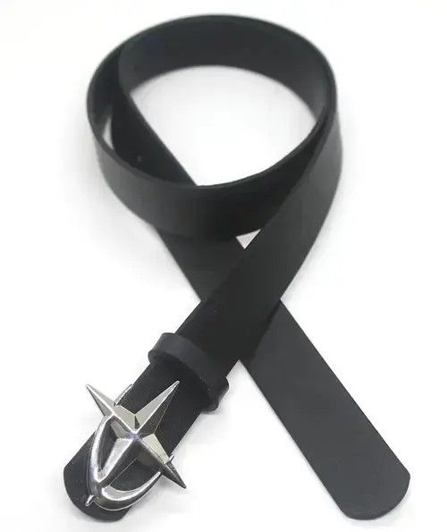 Leather × Vintage Vintage Star Buckle Belt Size ONE SIZE - 1 Thumbnail