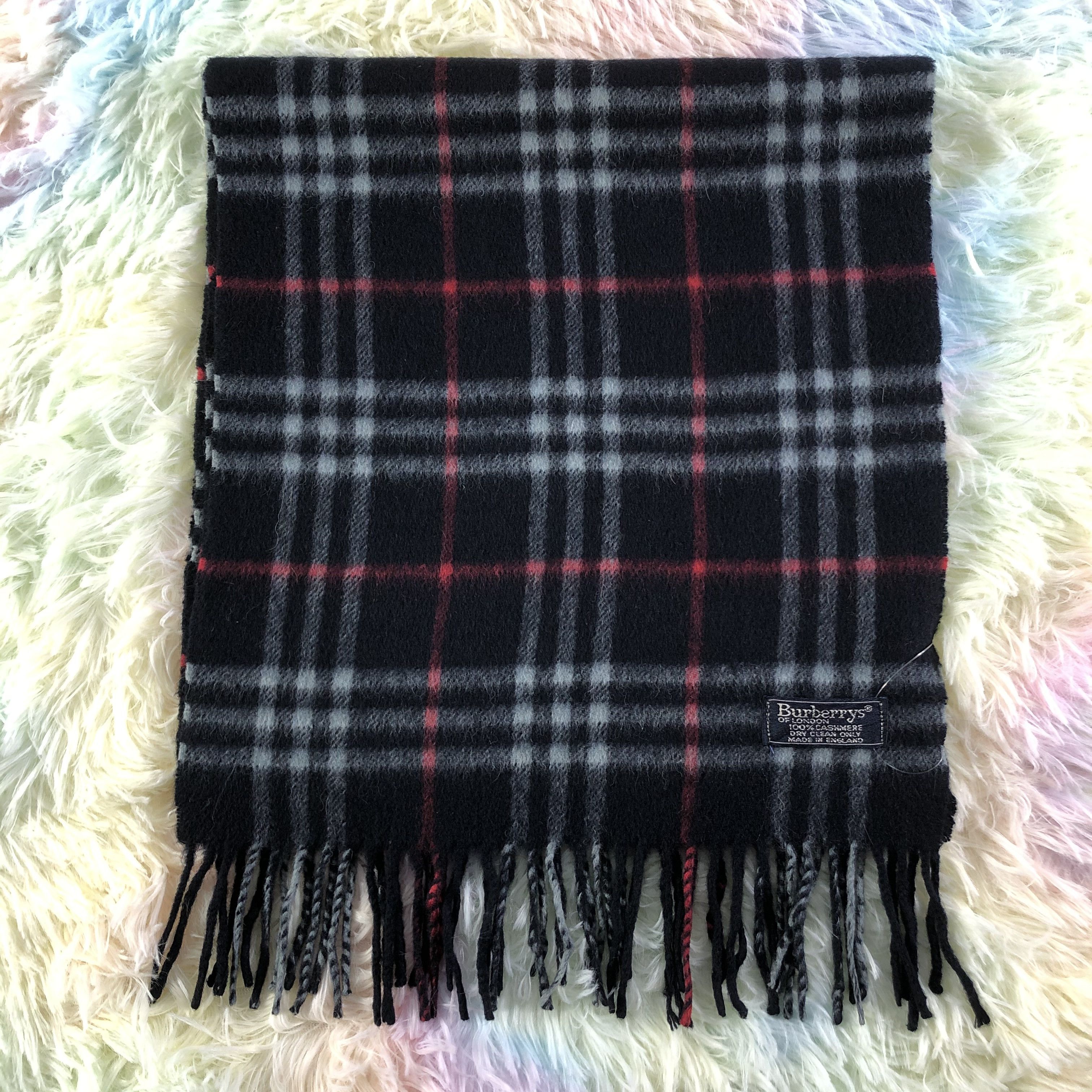 Burberry × Vintage Burberry Scarf / Muffler / Neckwear - KM174 Size ONE SIZE - 2 Thumbnail