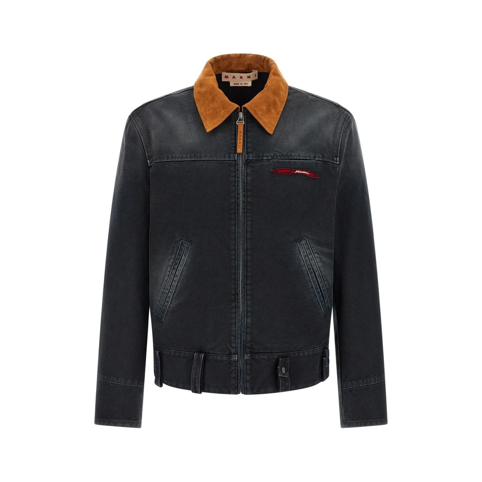 Marni MARNI Gray Canvas Denim Jacket New & Authentic (Men's size:X Size US XL / EU 56 / 4 - 1 Thumbnail