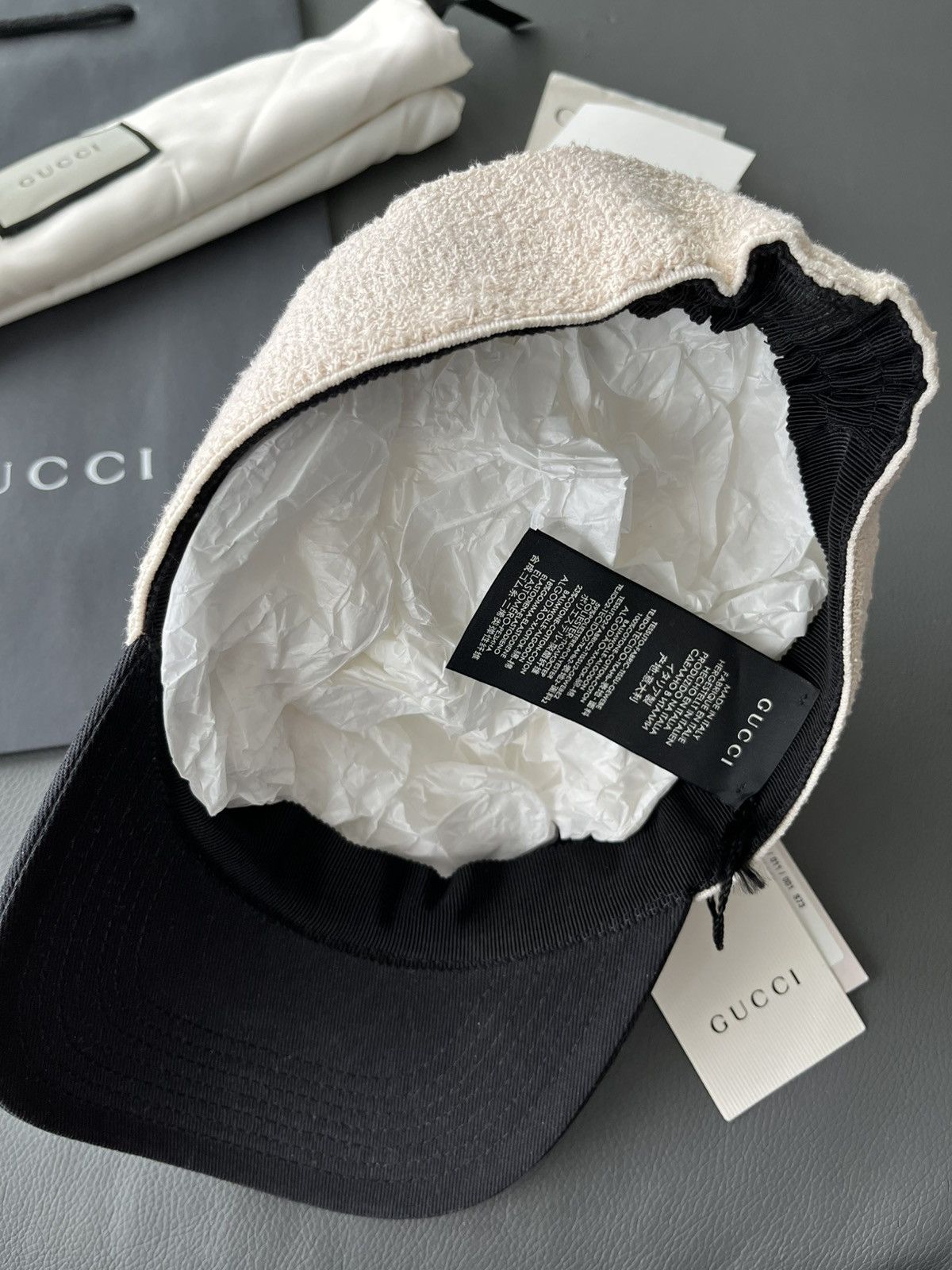 Gucci Gucci Runway Logo Baseball Hat Brand New Limited Edition Size ONE SIZE - 14 Thumbnail